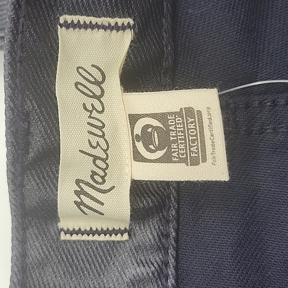 Madewell The '90s Straight Jean in Midnight Blue Foil size 26 NWT NN461 - Picture 9 of 14